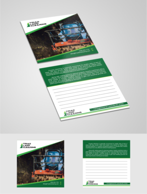Postcard Design by vintana for Triad Land Clearing  | Design: #27970678
