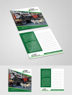 Postcard Design by vintana for Triad Land Clearing  | Design: #27970690