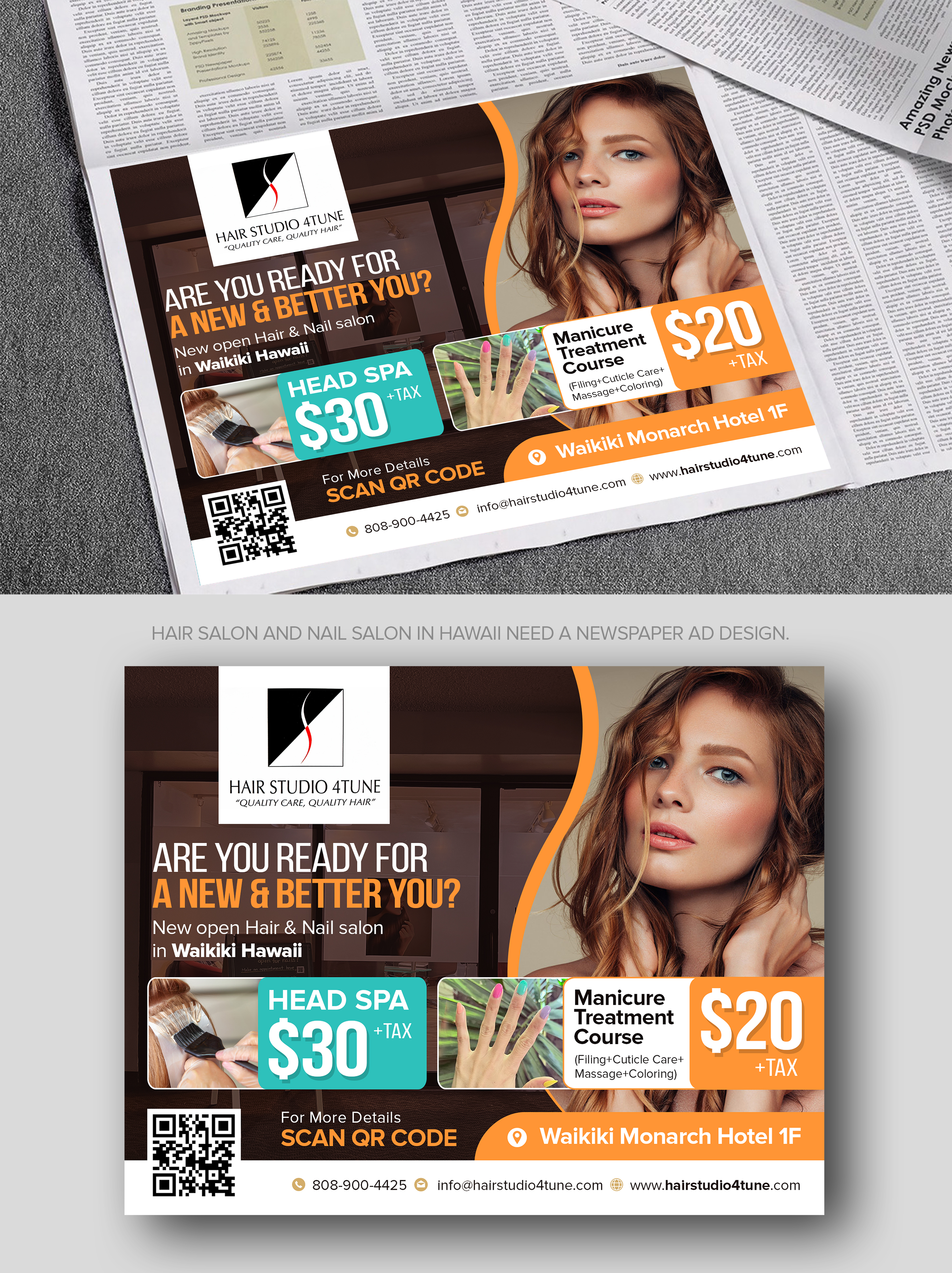 Newspaper Ad Design by ARTOGRAPHY for this project | Design #27951742