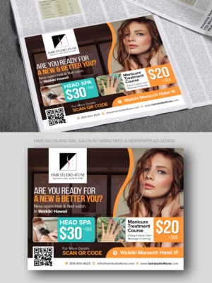 Newspaper Ad Design by ARTOGRAPHY for this project | Design: #27951742