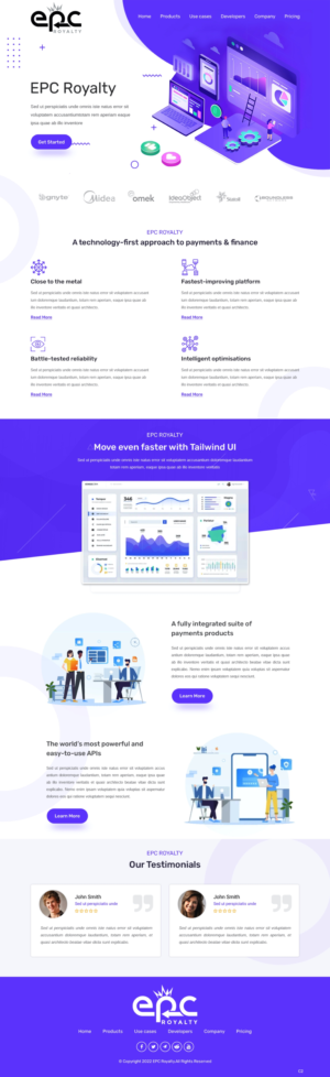 Affiliate marketing network landing page | Diseño Web por pb
