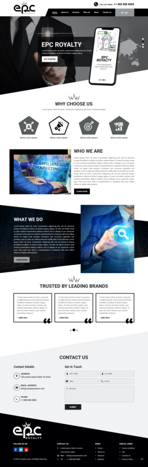 Web Design by pb for this project | Design: #27956777