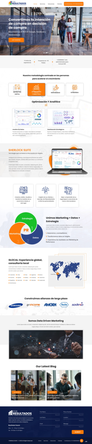 www.porresultados.com | Web Design by pb