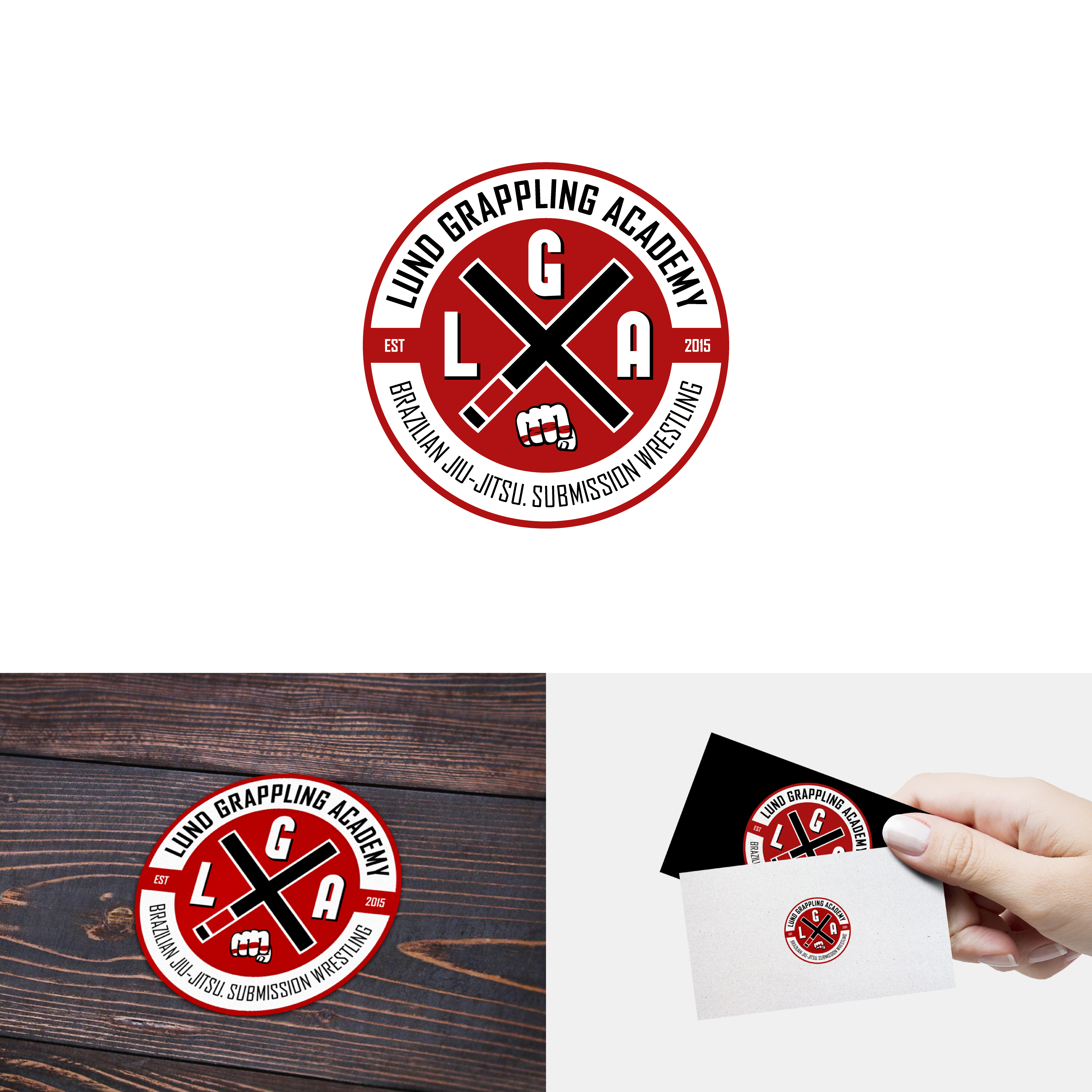 Logo Design by ICKE for Lund Grappling Academy | Design #27979284