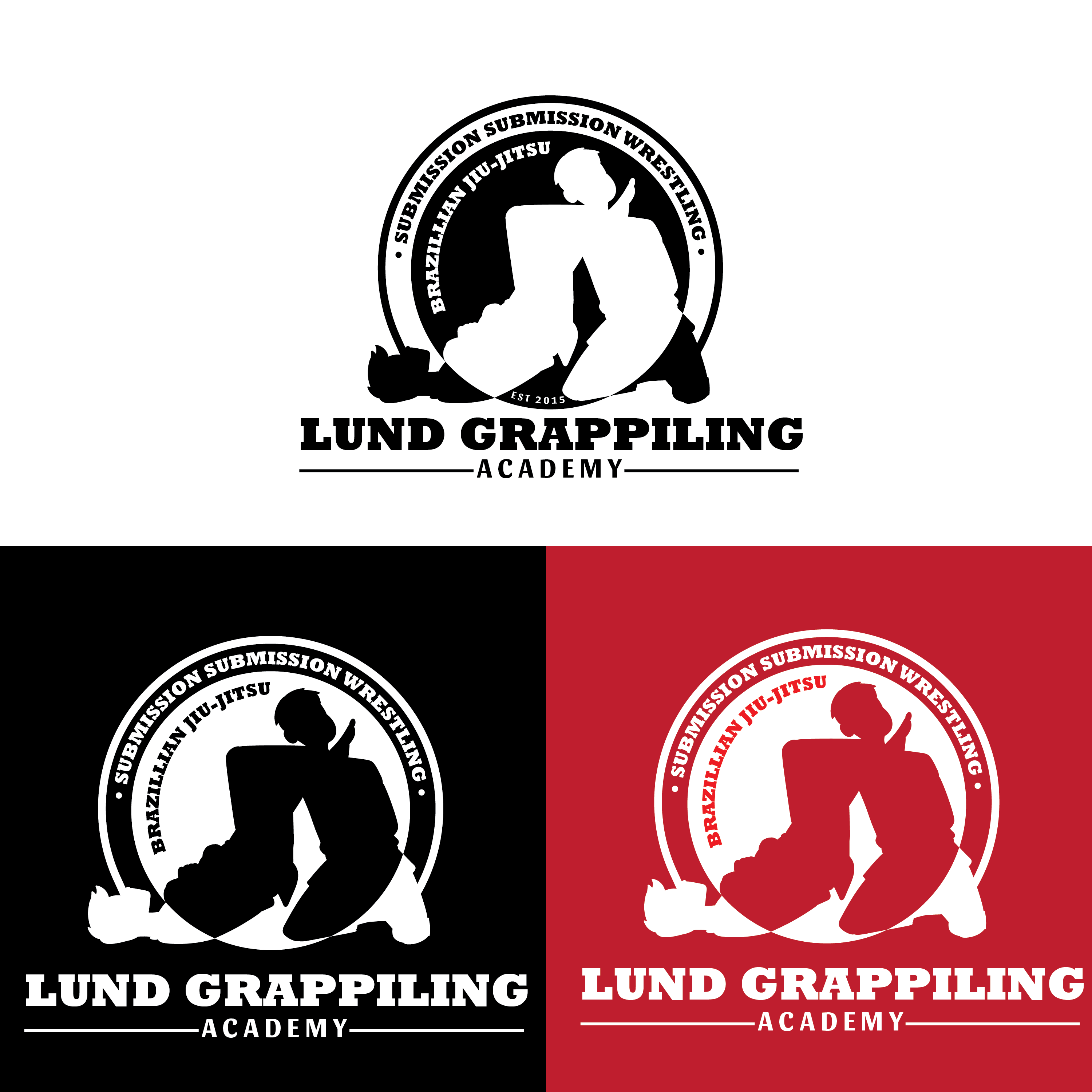 Logo Design by Grapismo Brand Studio for Lund Grappling Academy | Design #27945662