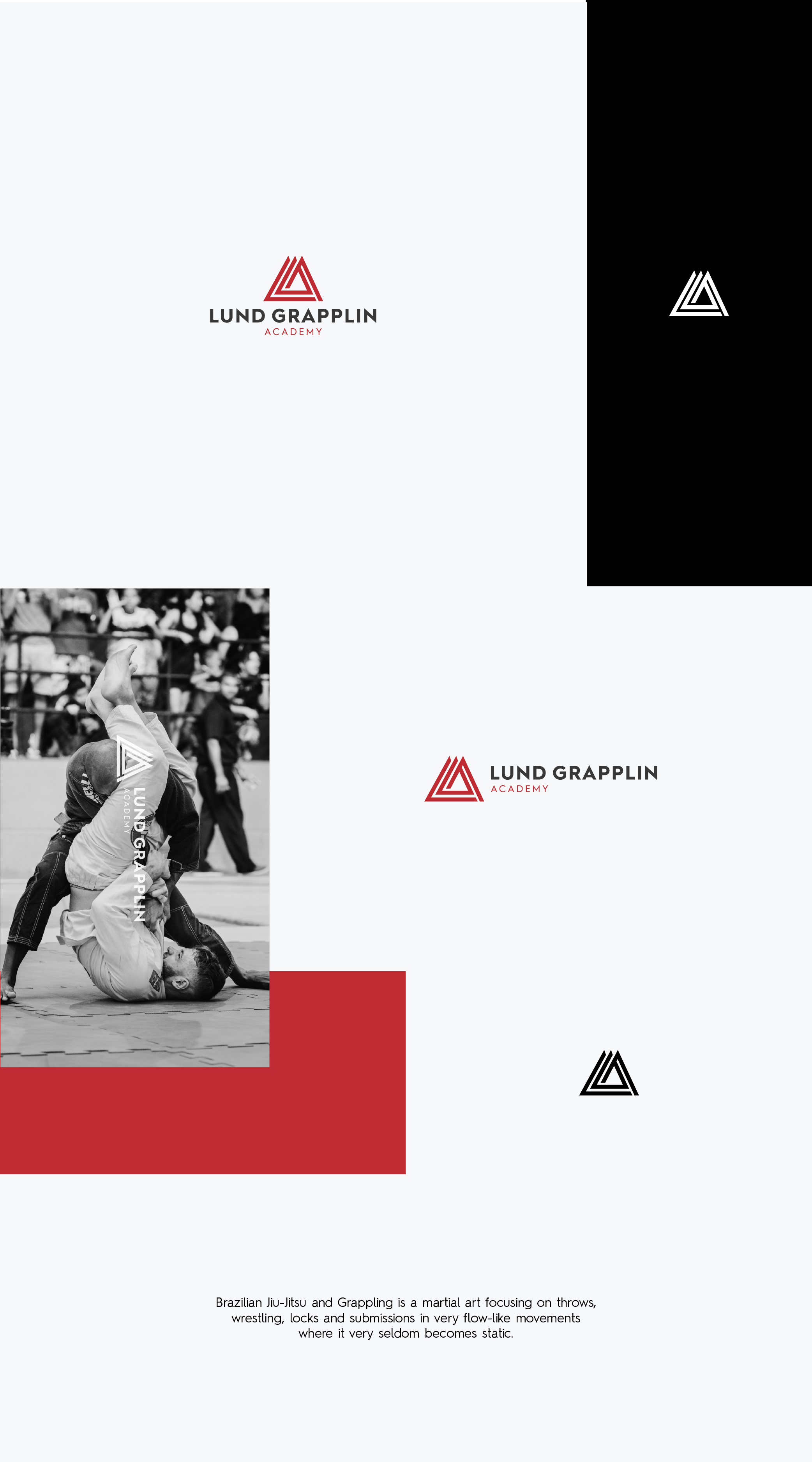 Logo Design by Gg® for Lund Grappling Academy | Design #27942472