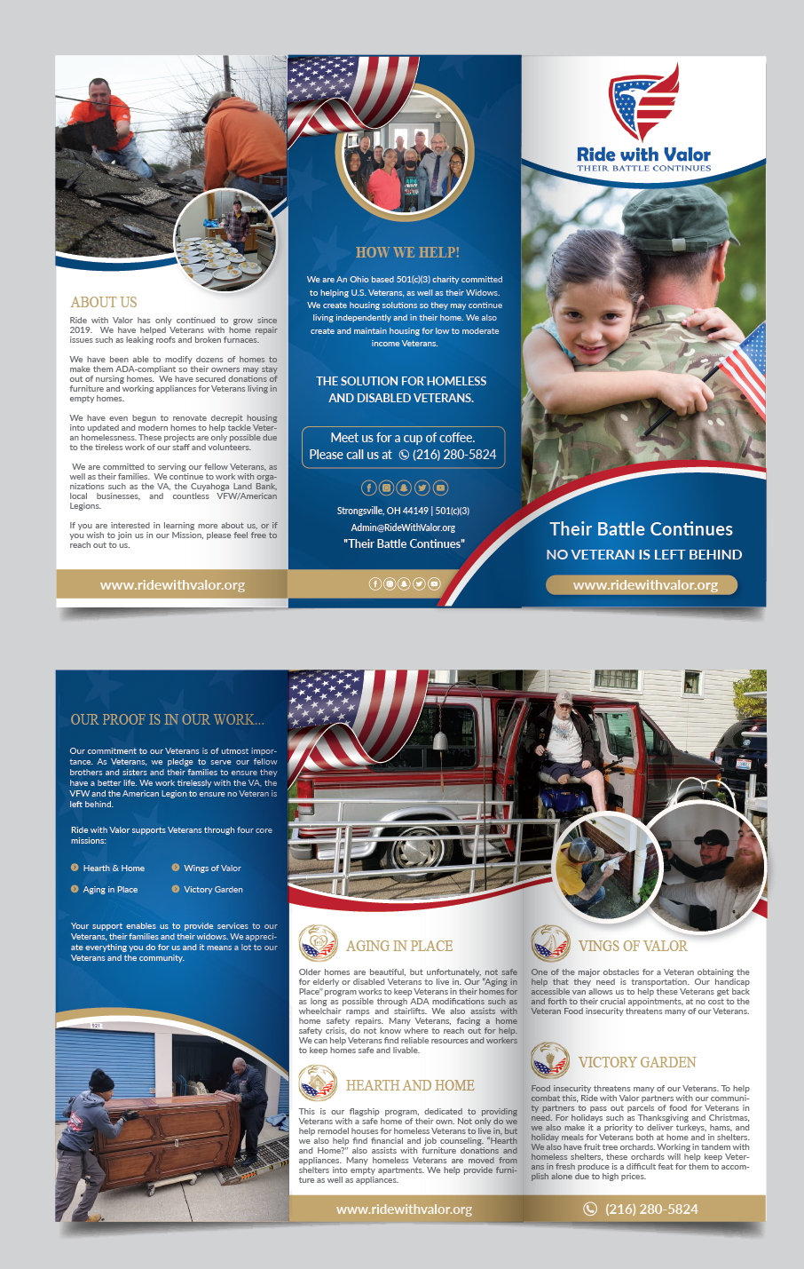 Flyer-Design von alex989 für Ride with Valor | Design #27944995