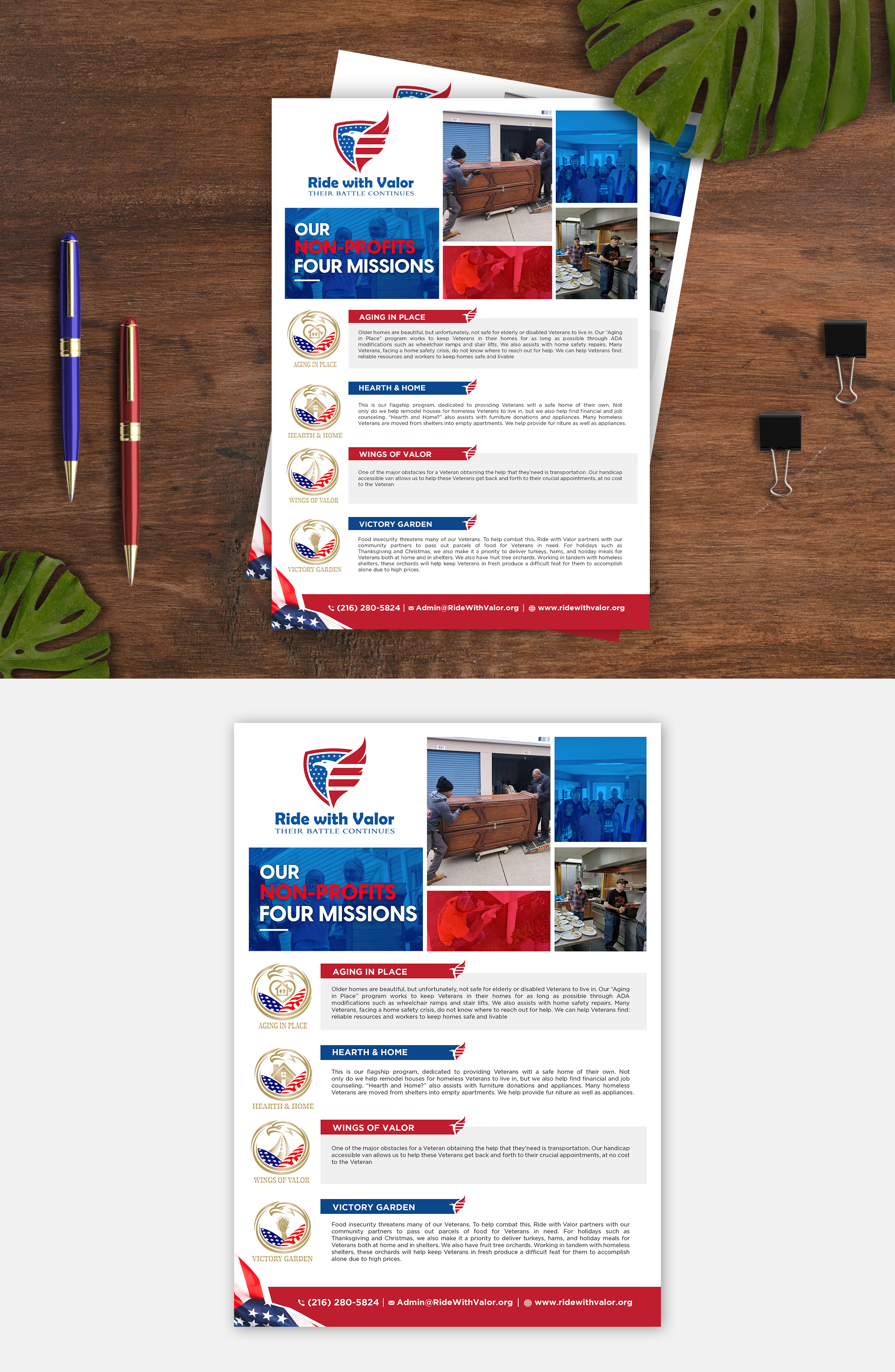 Flyer-Design von debdesign für Ride with Valor | Design #27944006