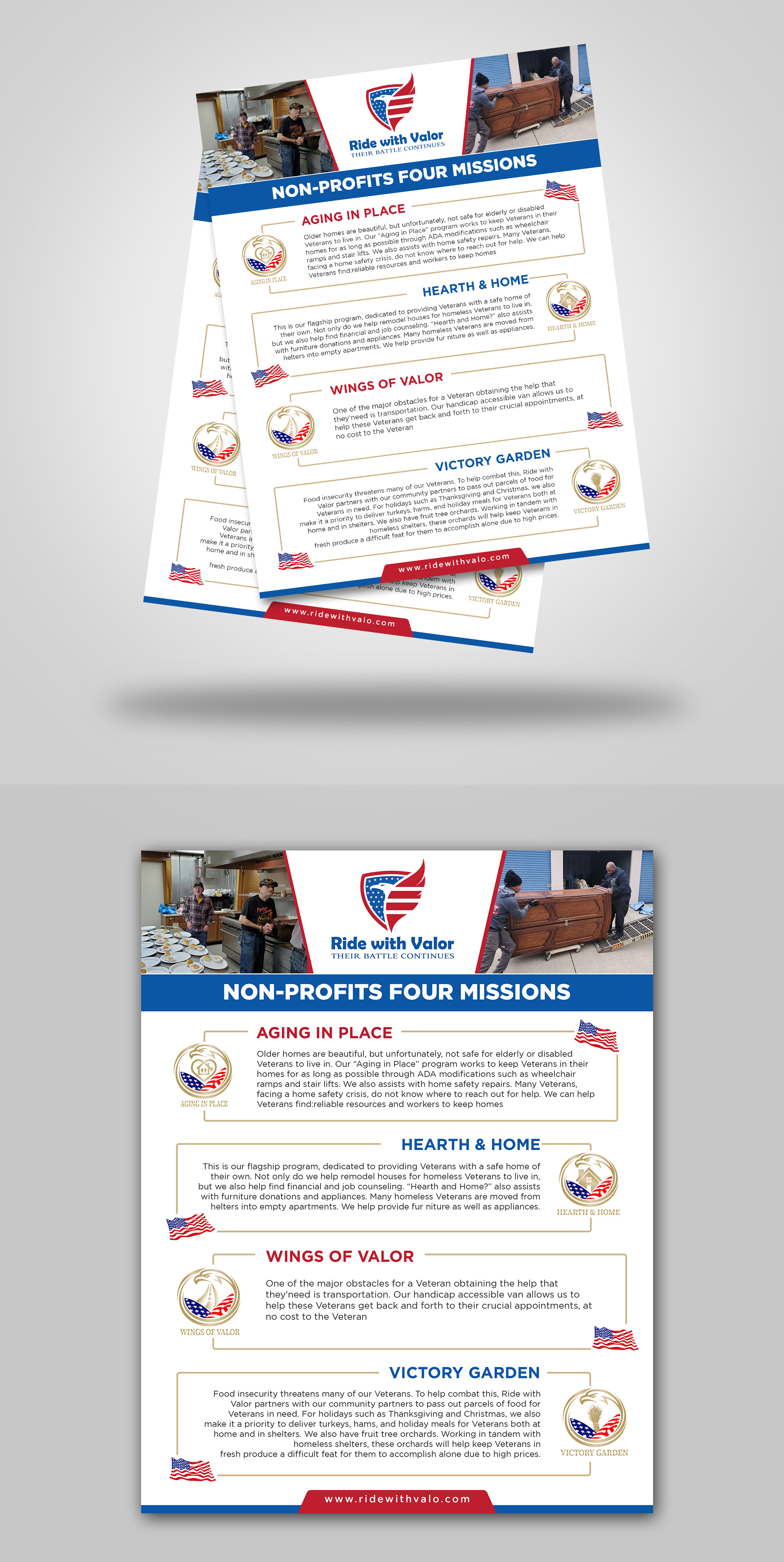 Flyer-Design von debdesign für Ride with Valor | Design #27944273