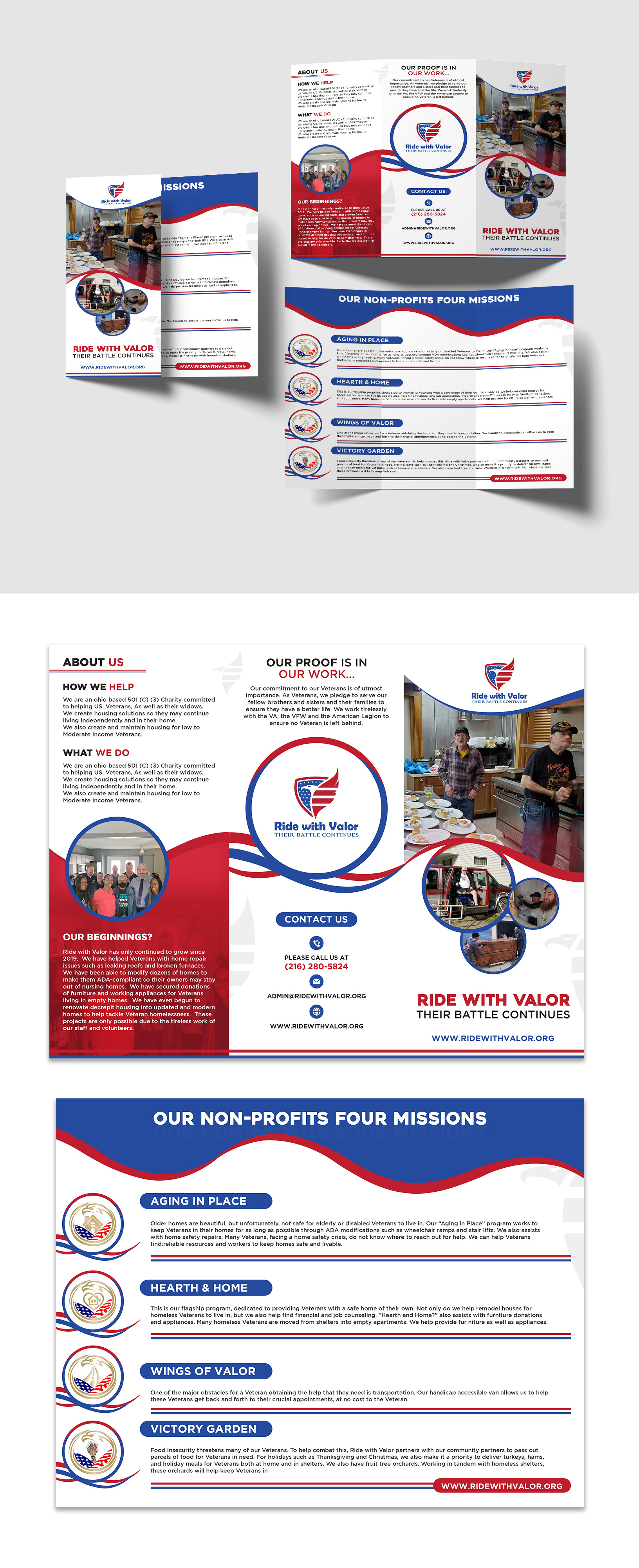 Flyer Design by debdesign for Ride with Valor | Design #27947363