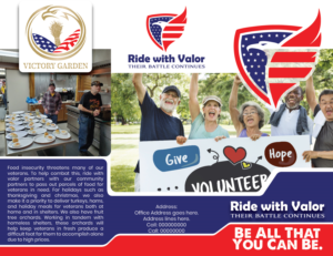 Flyer-Design von 3Guys für Ride with Valor | Design: #27952240