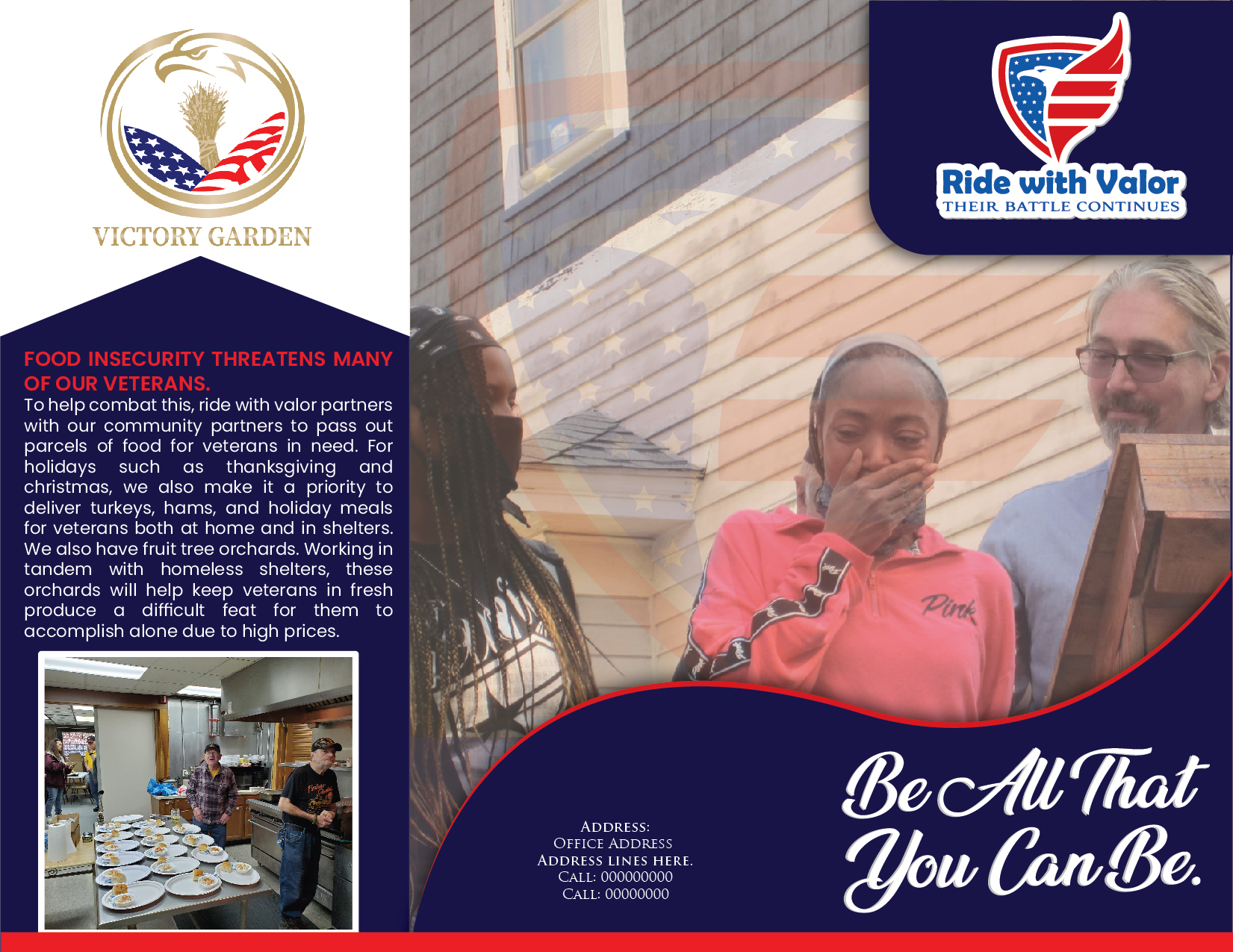 Flyer Design by 3Guys for Ride with Valor | Design #27952242