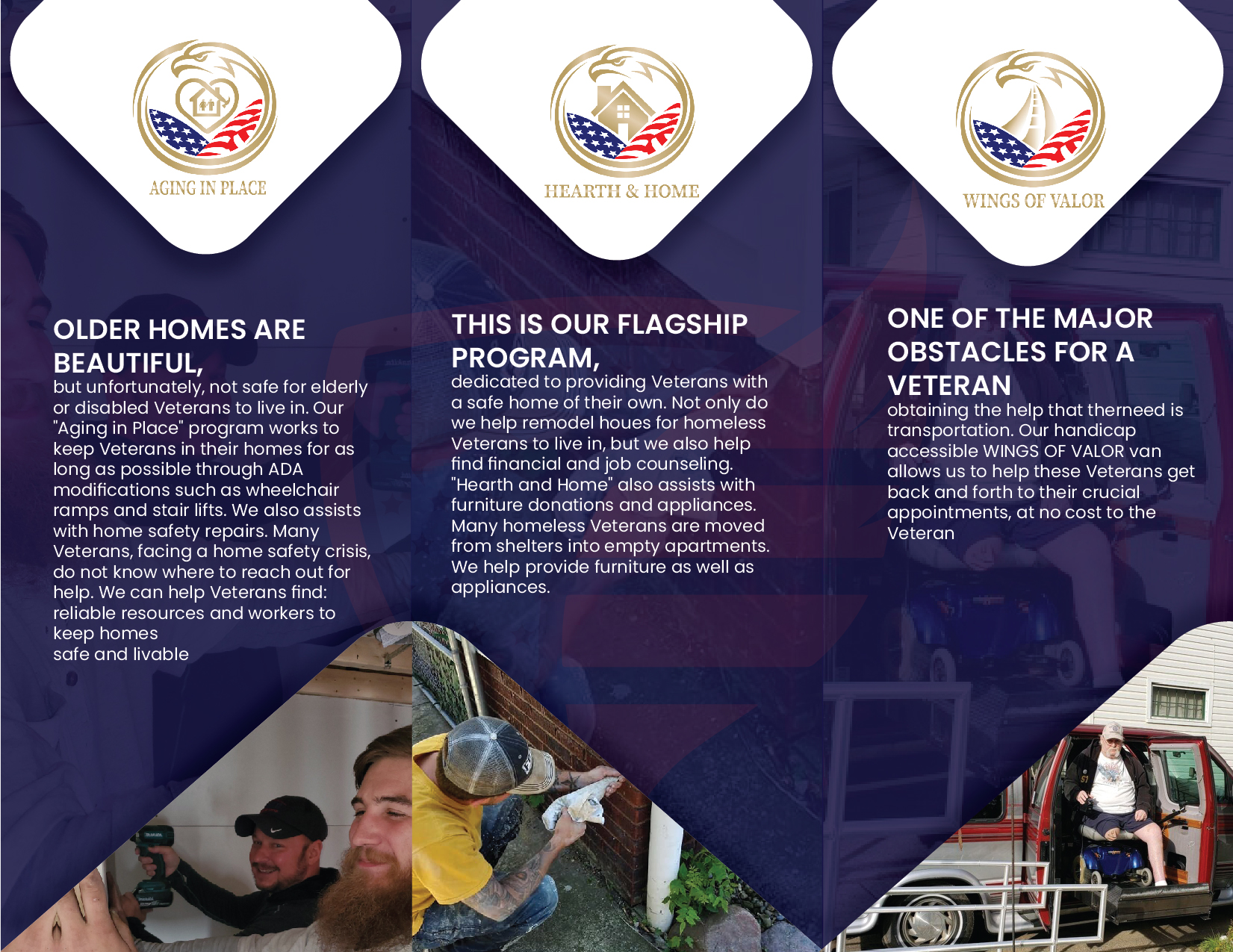 Flyer Design by 3Guys for Ride with Valor | Design #27952299