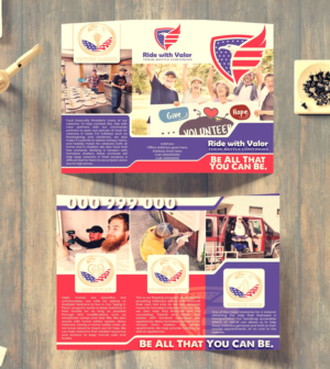 Flyer Design by 3Guys for Ride with Valor | Design: #27952311