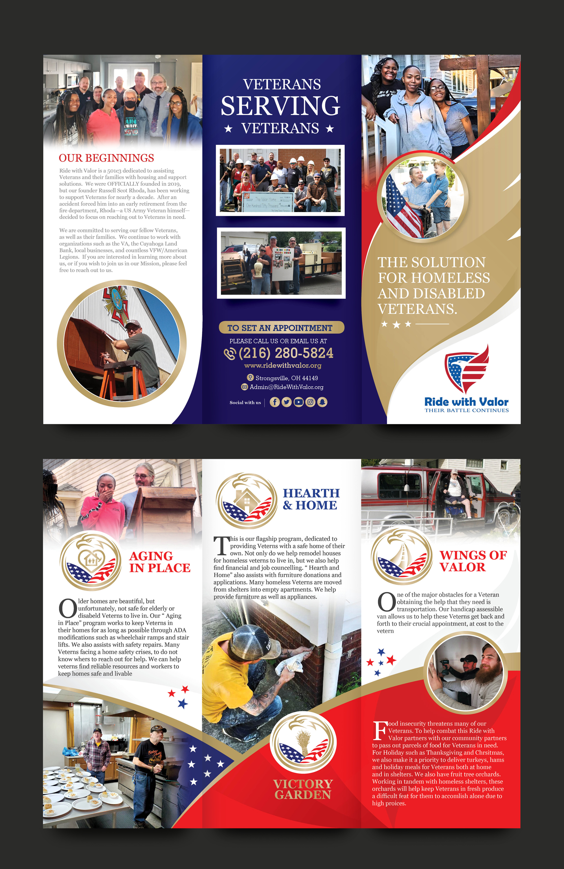 Diseño de Flyer por rkailas para Ride with Valor | Diseño #27949142