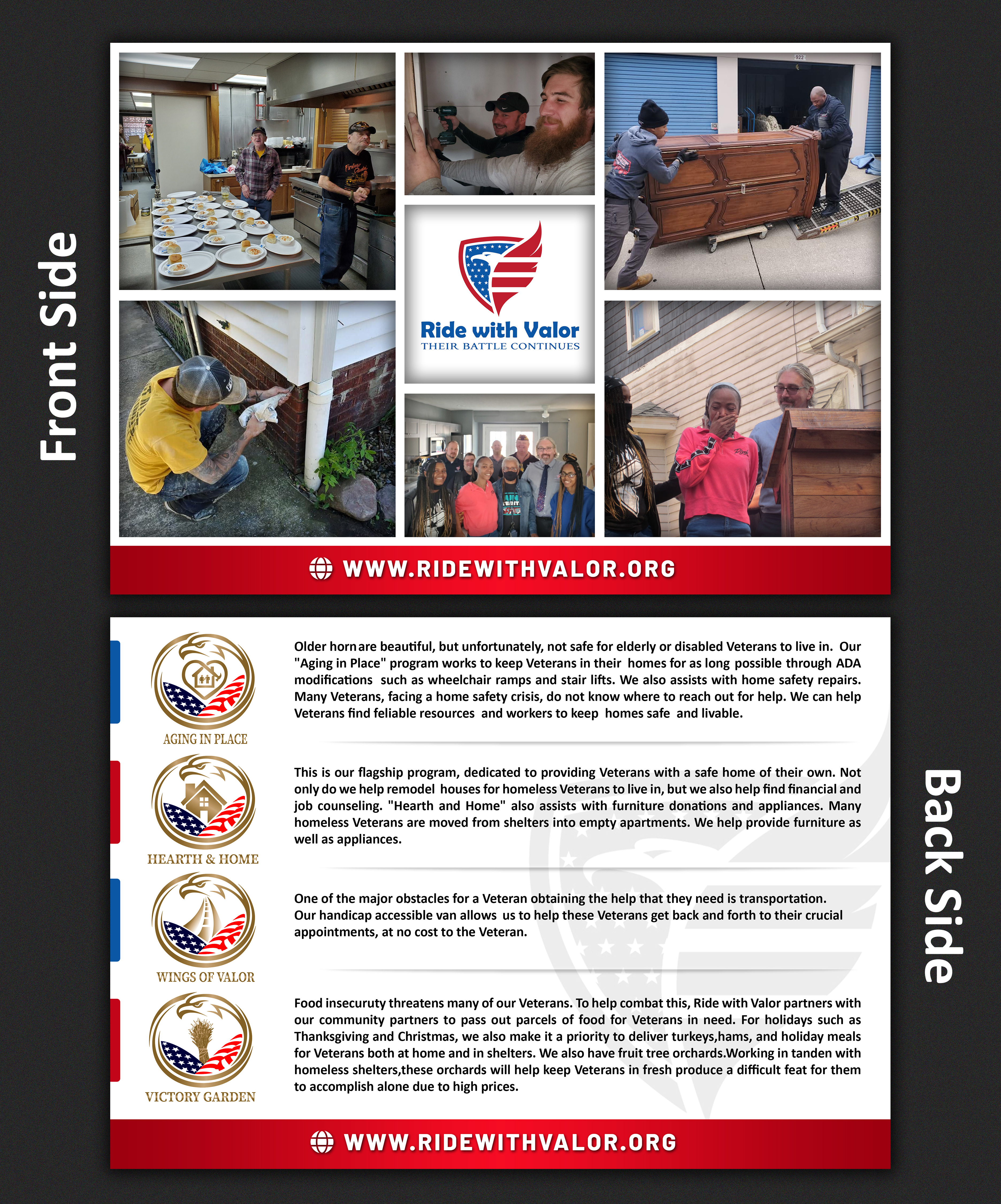 Flyer Design by SAI DESIGNS for Ride with Valor | Design #27946414