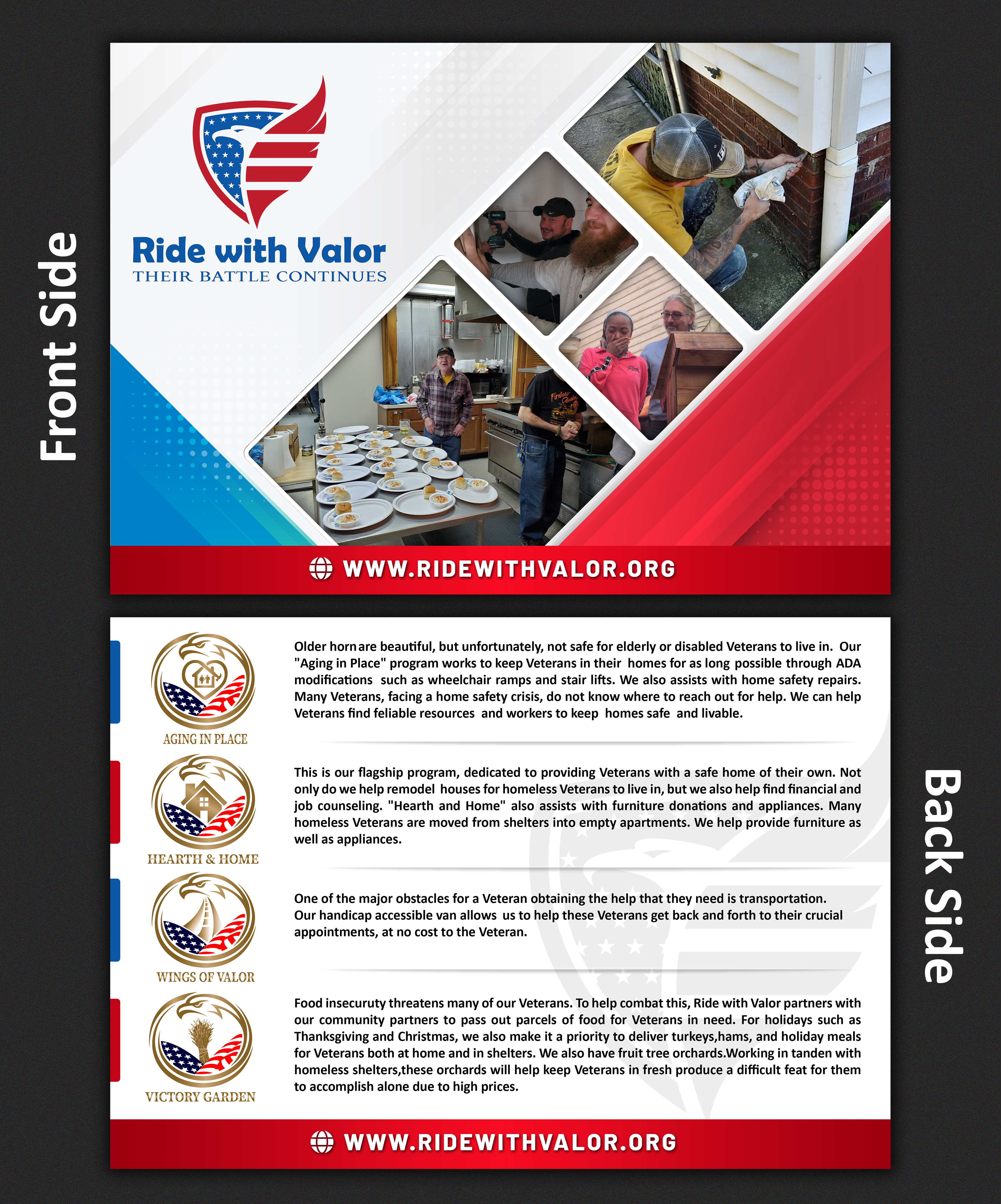 Flyer-Design von SAI DESIGNS für Ride with Valor | Design #27950718