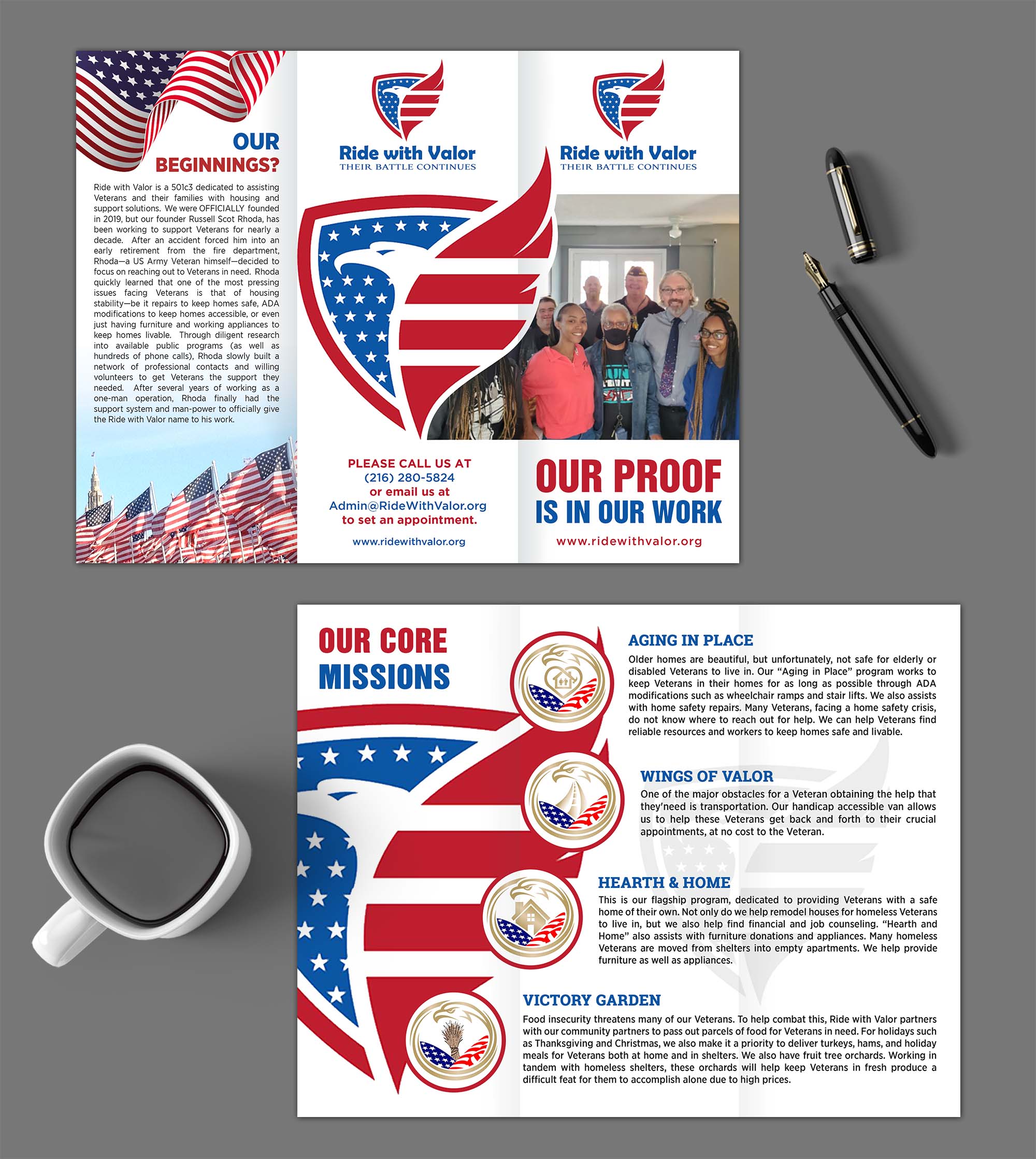 Flyer Design by GraphicsGuru for Ride with Valor | Design #27947627
