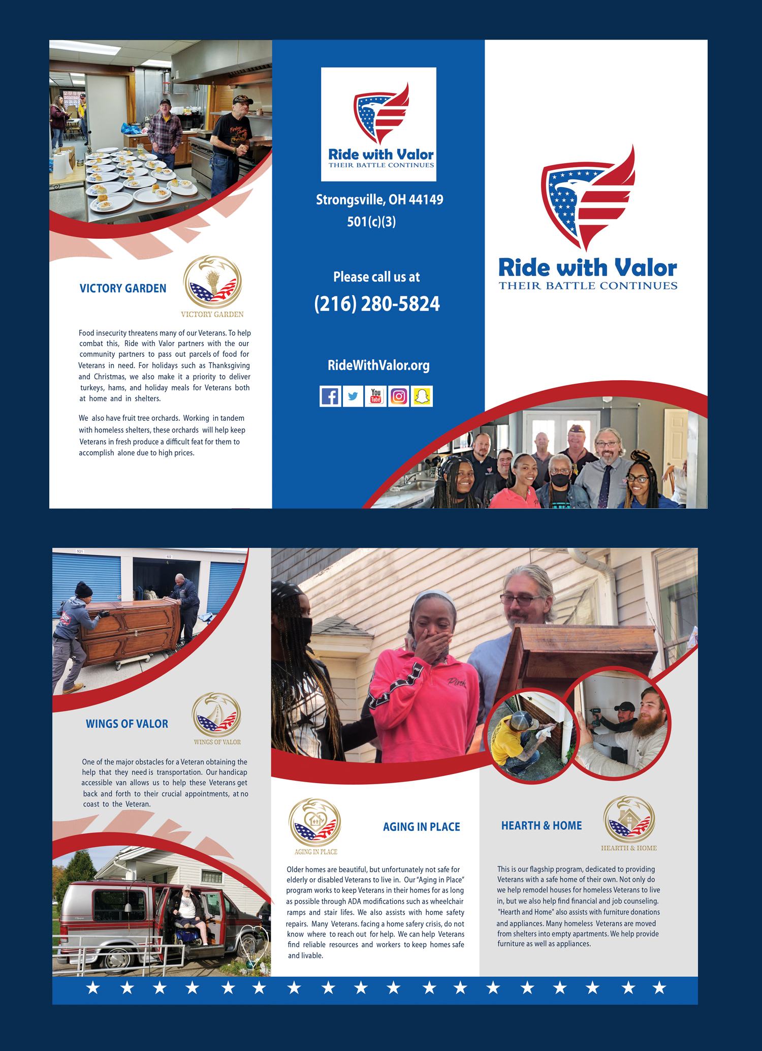 Flyer-Design von Tatyana Tomskaya für Ride with Valor | Design #27946521