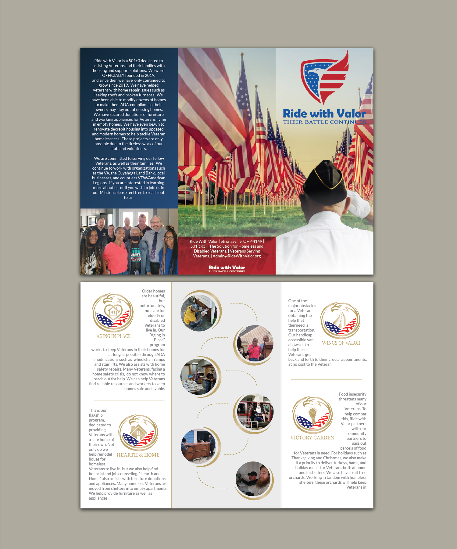 Flyer-Design von srhzaidi für Ride with Valor | Design #27952178