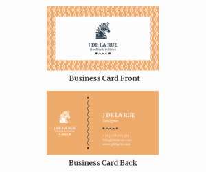 Business Card Design by kiran farhan