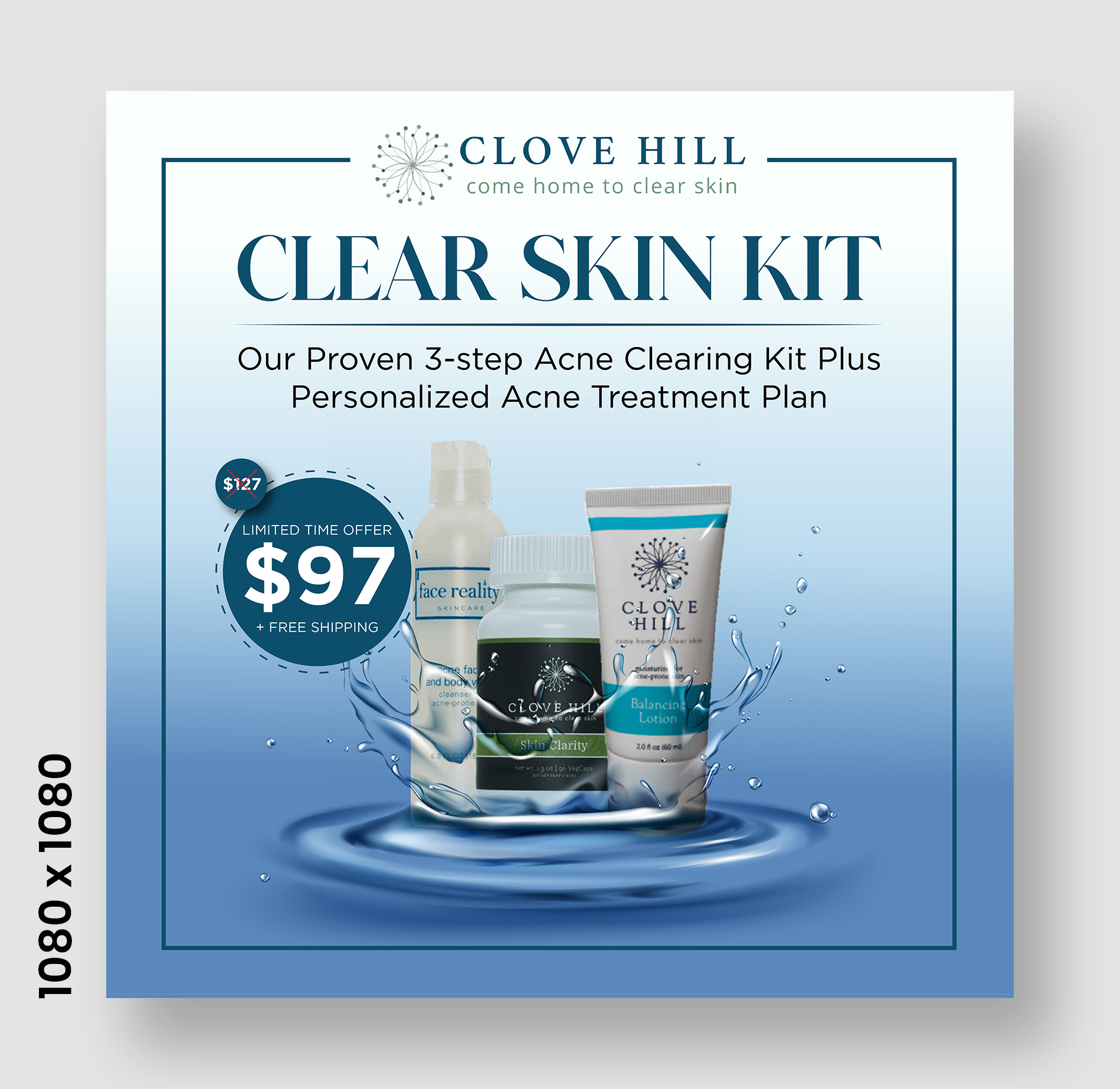 Design Facebook par Deep-Sign pour Natural Acne Clinic | Design #27947728