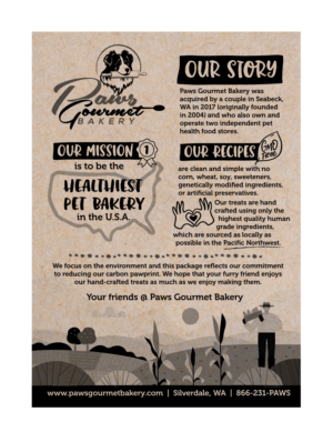 Packaging Design by SofiaDesignStudio for Paws Gourmet Bakery | Design: #27947803