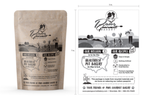 Packaging Design by SofiaDesignStudio for Paws Gourmet Bakery | Design: #28045548