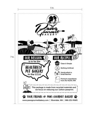 Packaging Design by SofiaDesignStudio for Paws Gourmet Bakery | Design: #28065075