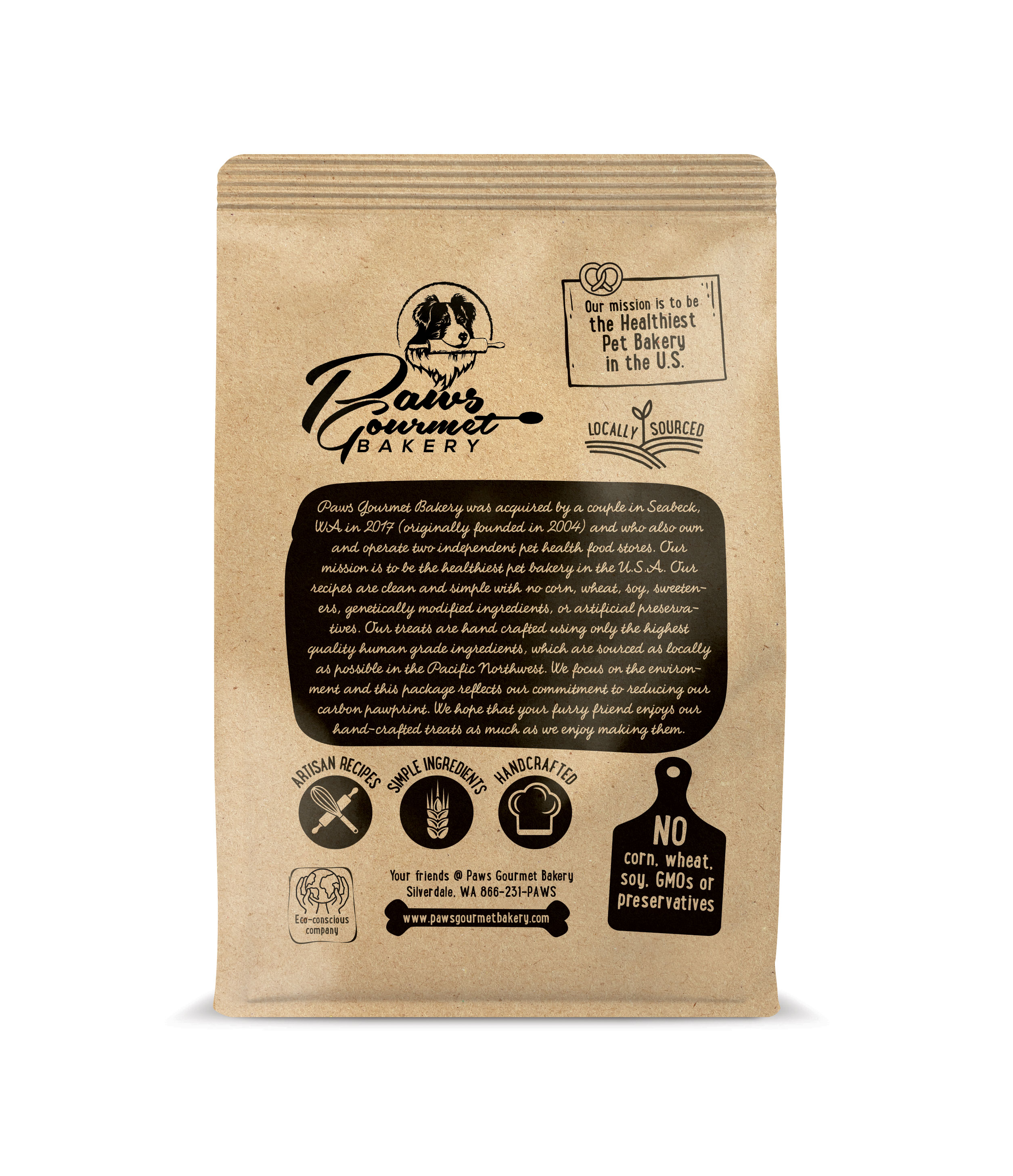 Design Emballage par Sofya Obozkurt pour Paws Gourmet Bakery | Design #27974800