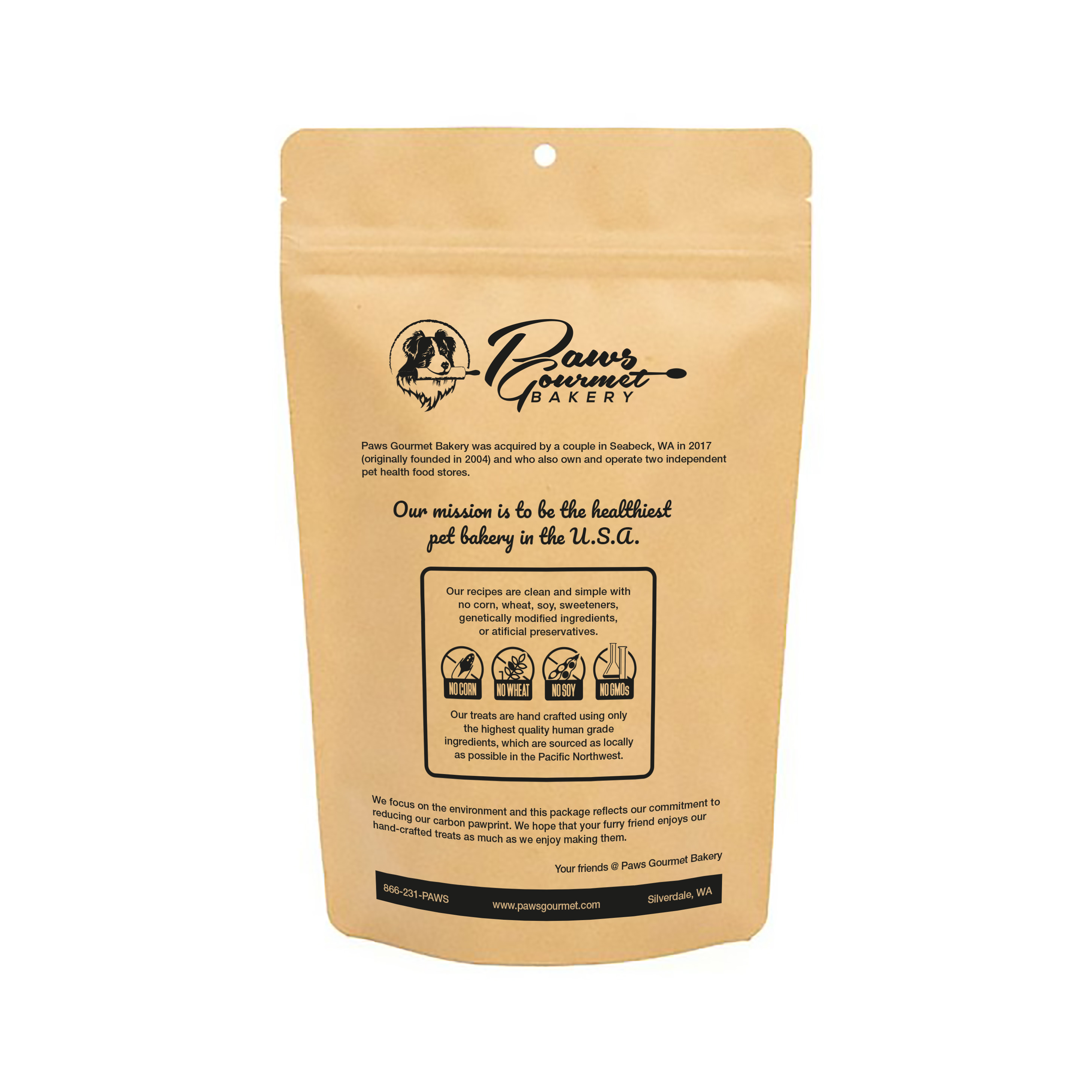 Packaging Design by Silviya M for Paws Gourmet Bakery | Design #27946862