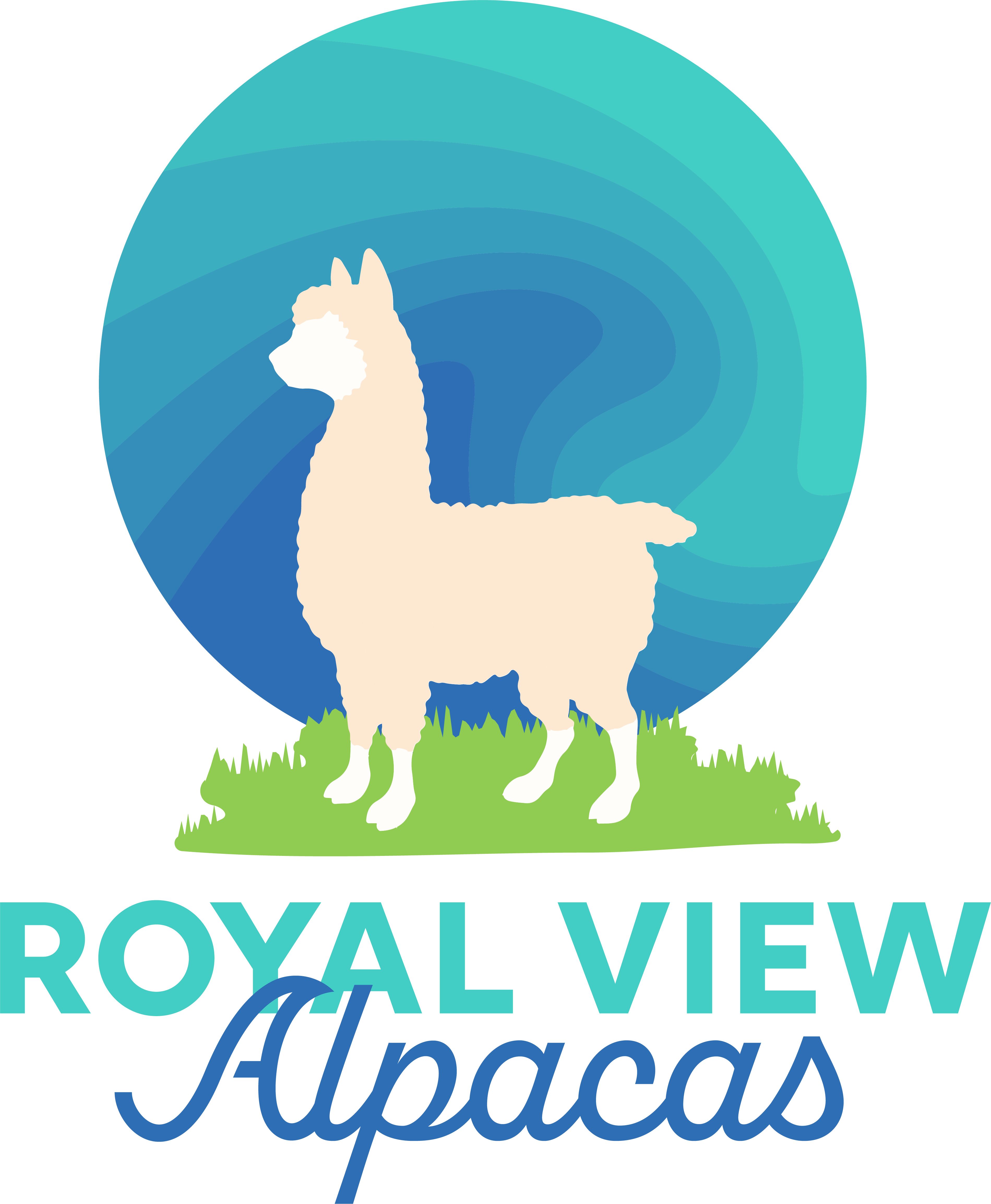 Diseño de Logo por Abby Mahr para Royal View Alpacas | Diseño #27957645