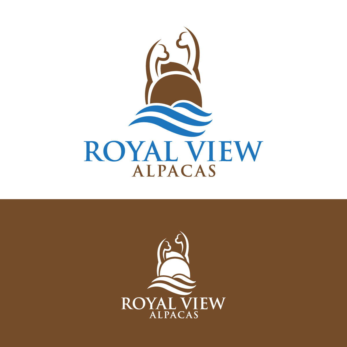Logo Design by brand maker for Royal View Alpacas | Design #27944818