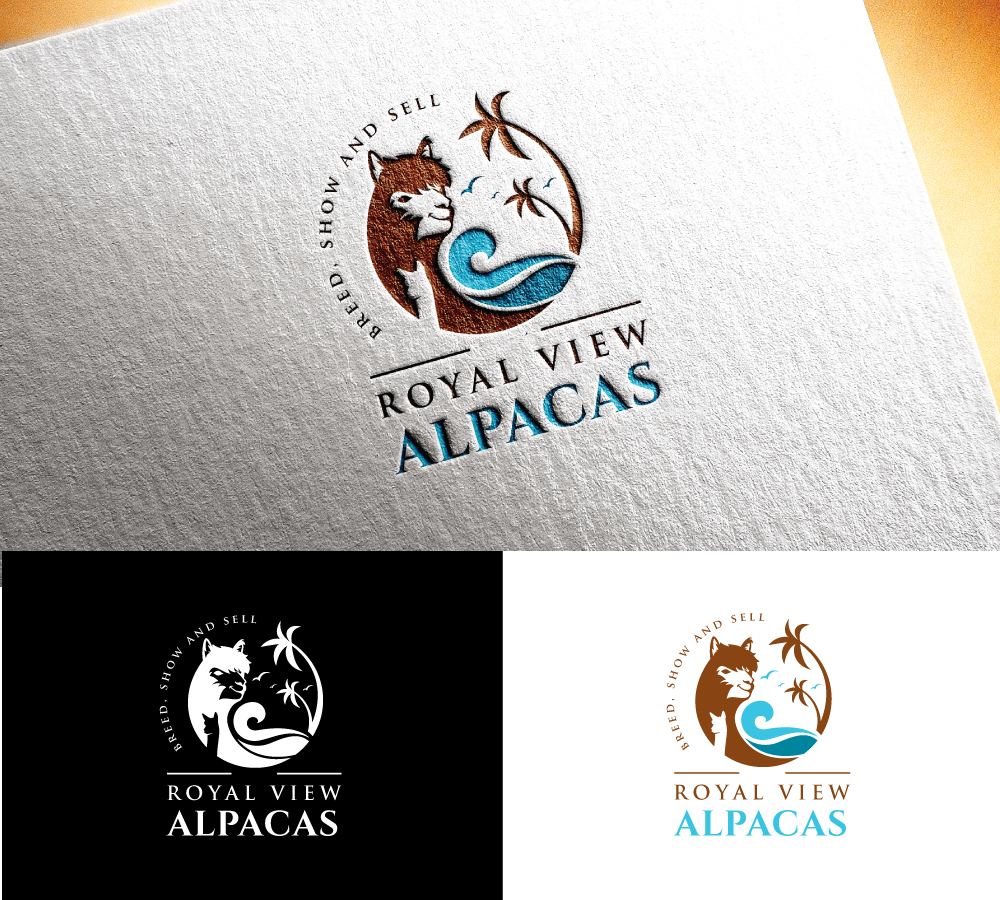 Logo-Design von step forward 2 für Royal View Alpacas | Design #27943755