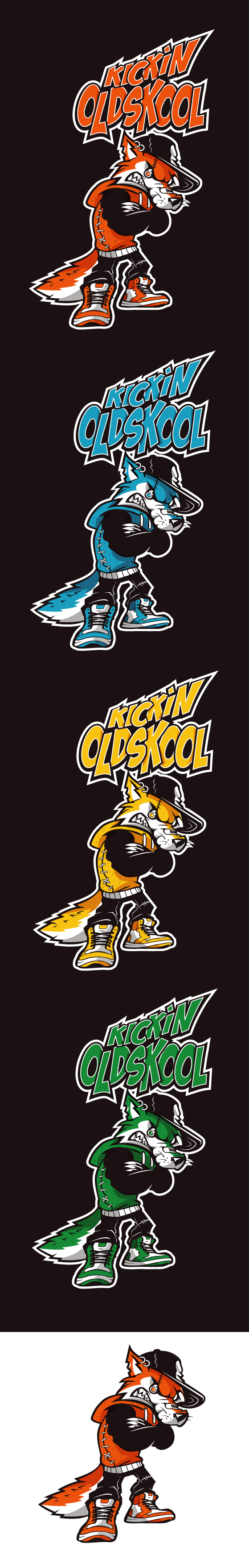 Character Design by Suprakash 3 for Kickin Oldskool | Design #27959058