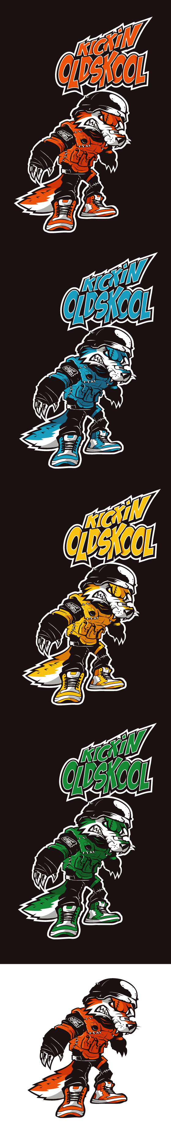 Character Design by Suprakash 3 for Kickin Oldskool | Design #27978826