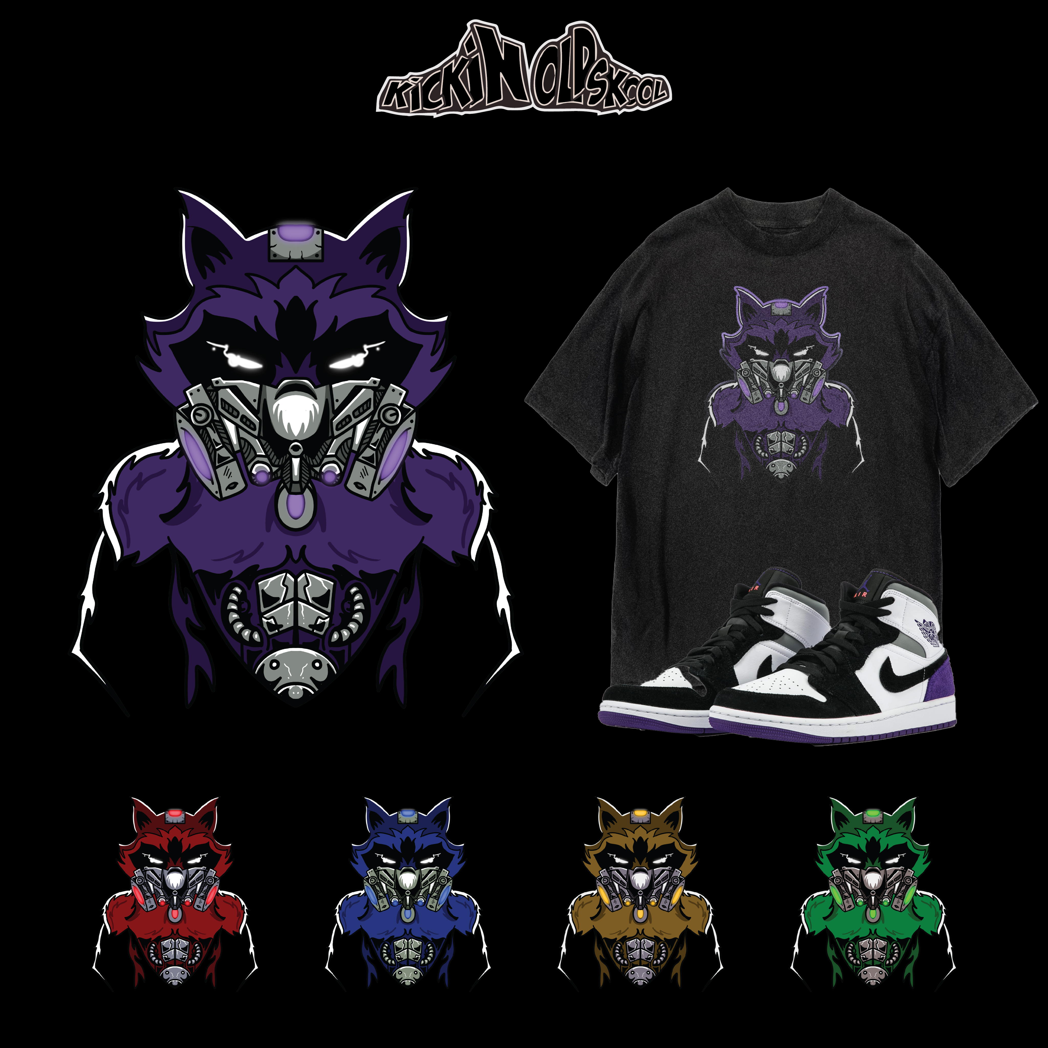 Character Design by Rifqi 7 for Kickin Oldskool | Design #27953415