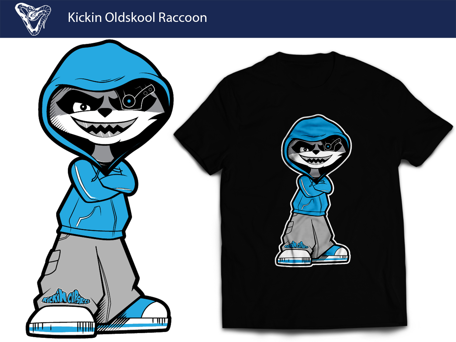 Diseño de Personaje por Shemet para Kickin Oldskool | Diseño #27953104