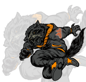 Graffiti WOLF for premium streetwear sneaker apparel brand: Kickin Oldskool | Diseño de Personaje por sokhamadz