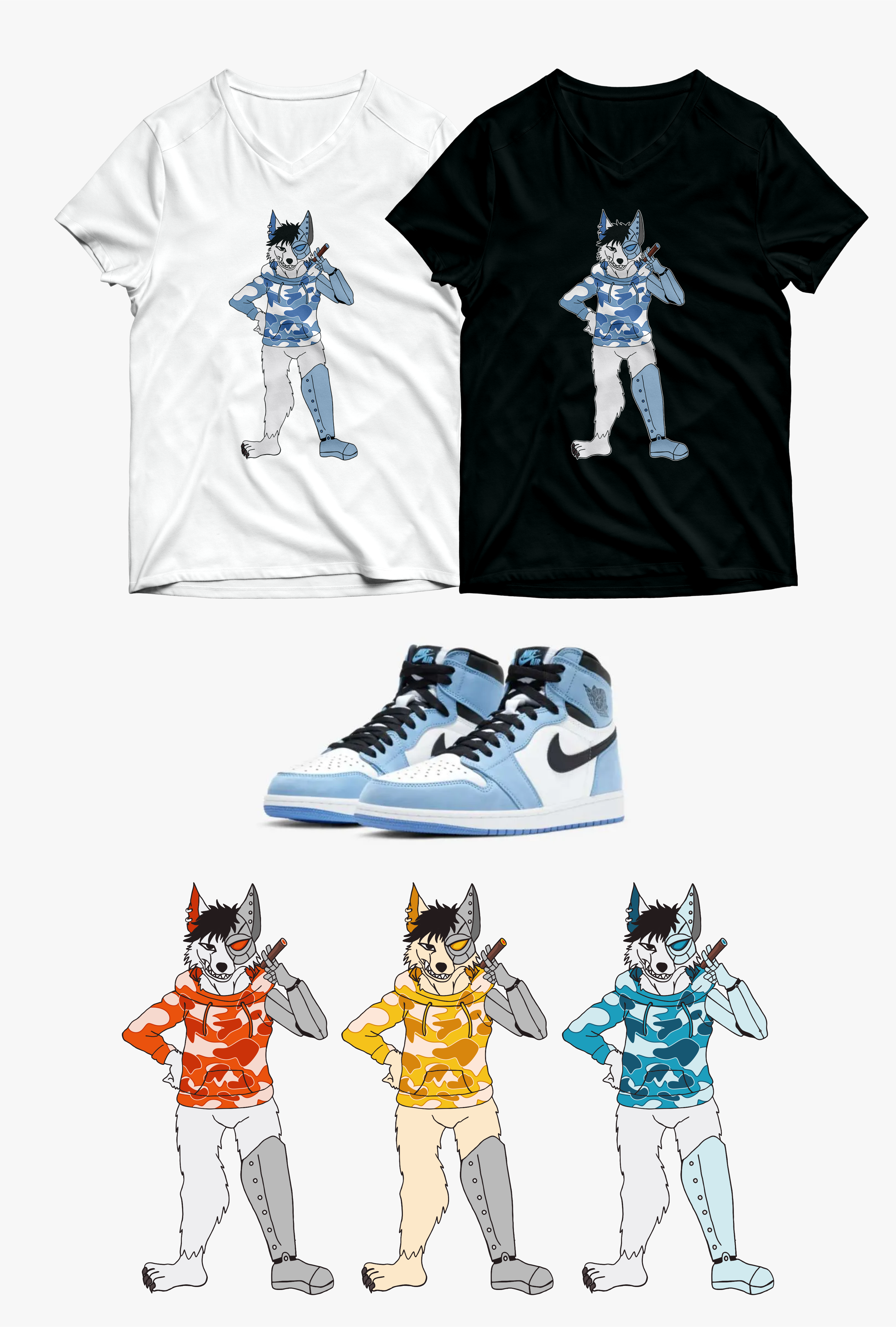 Character Design by dmoeksa for Kickin Oldskool | Design #27961950