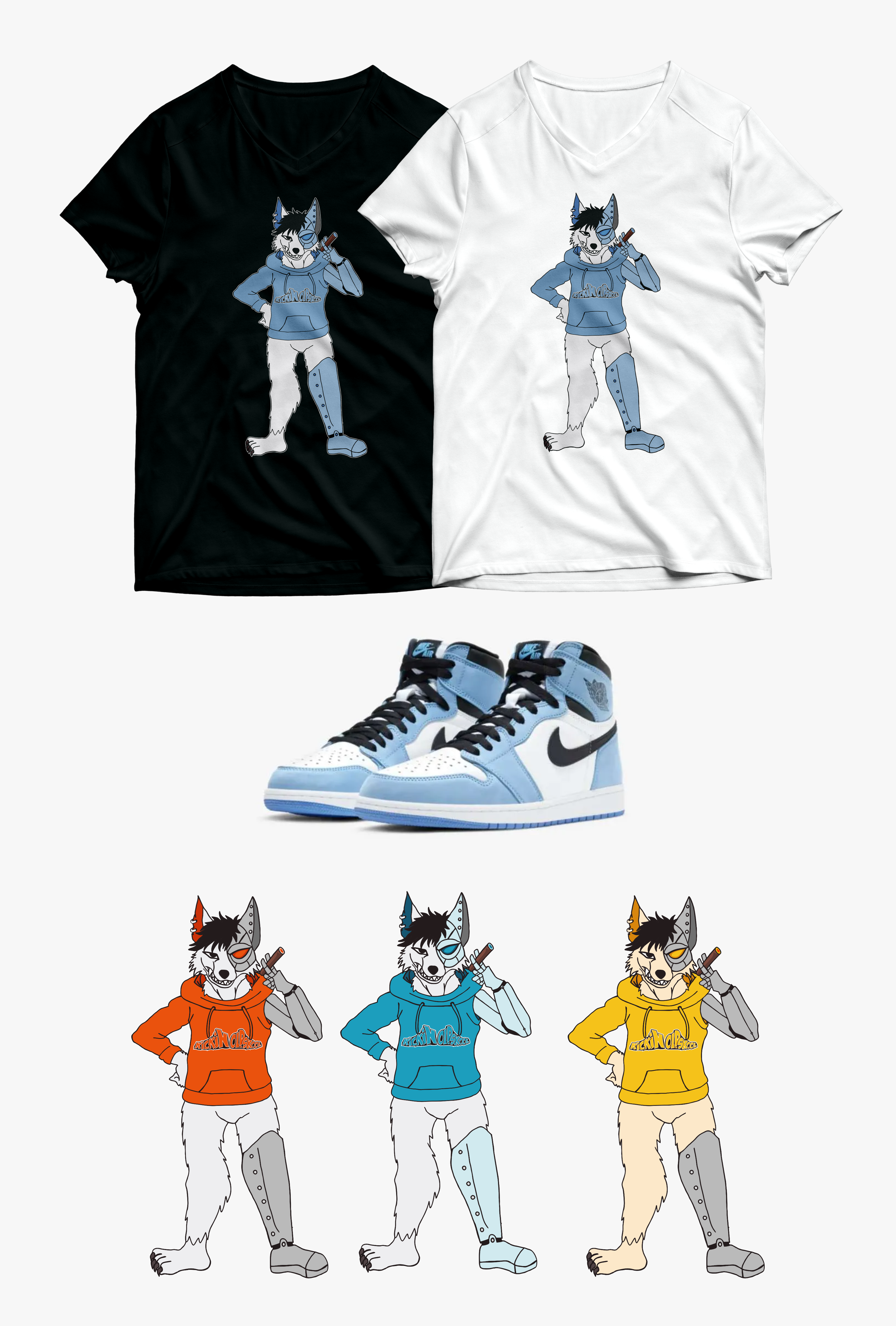 Design de Figurine par dmoeksa pour Kickin Oldskool | Design #27961951