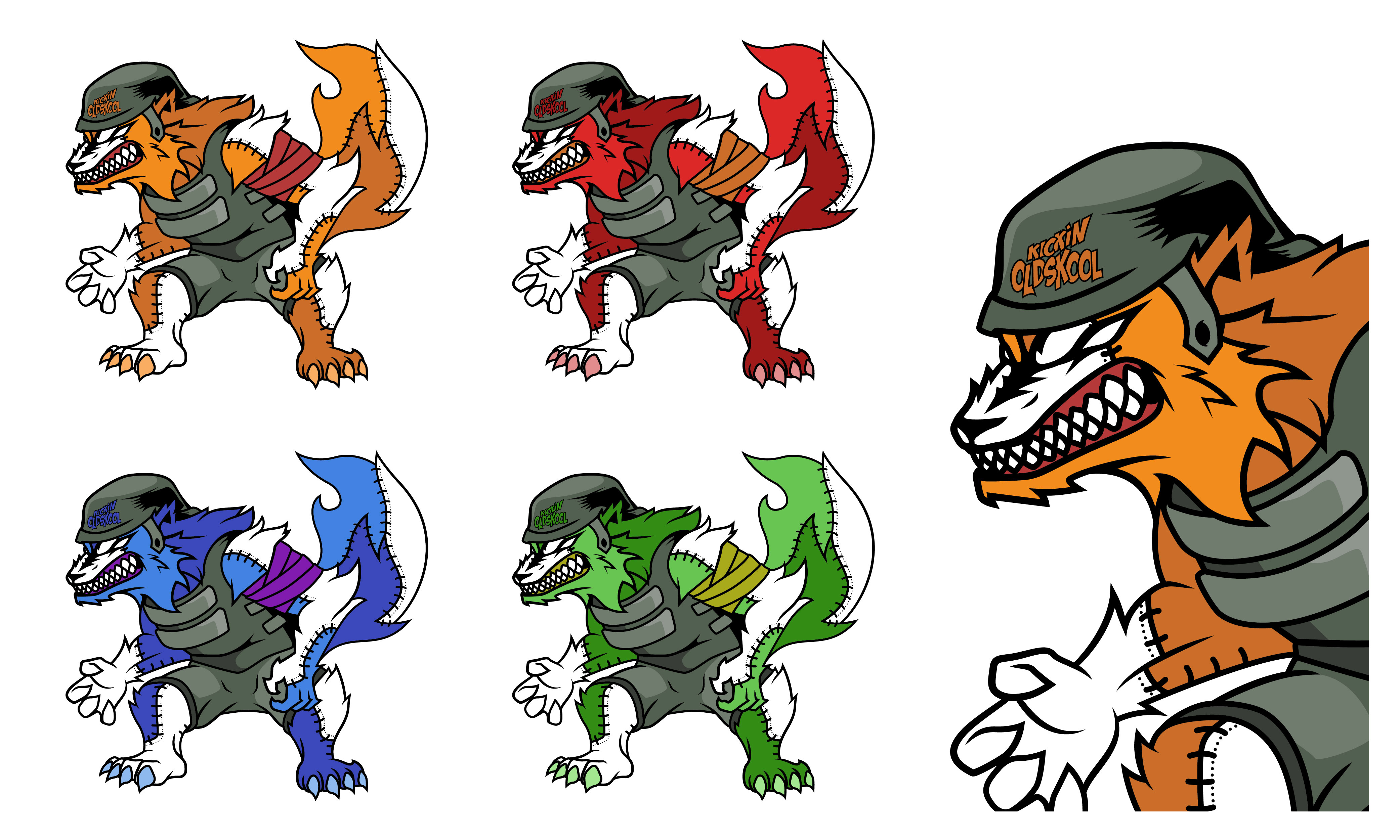 Character Design by Kornelius - Lahalah for Kickin Oldskool | Design #27967443