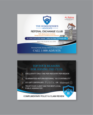 Postcard Design by alex989 for The HomeOwner's Advocate | Design: #27981747