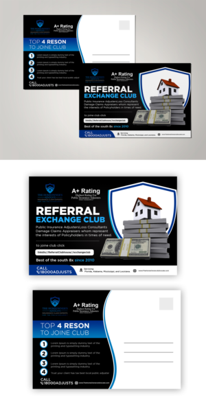 Postcard Design by debdesign for The HomeOwner's Advocate | Design: #27970938