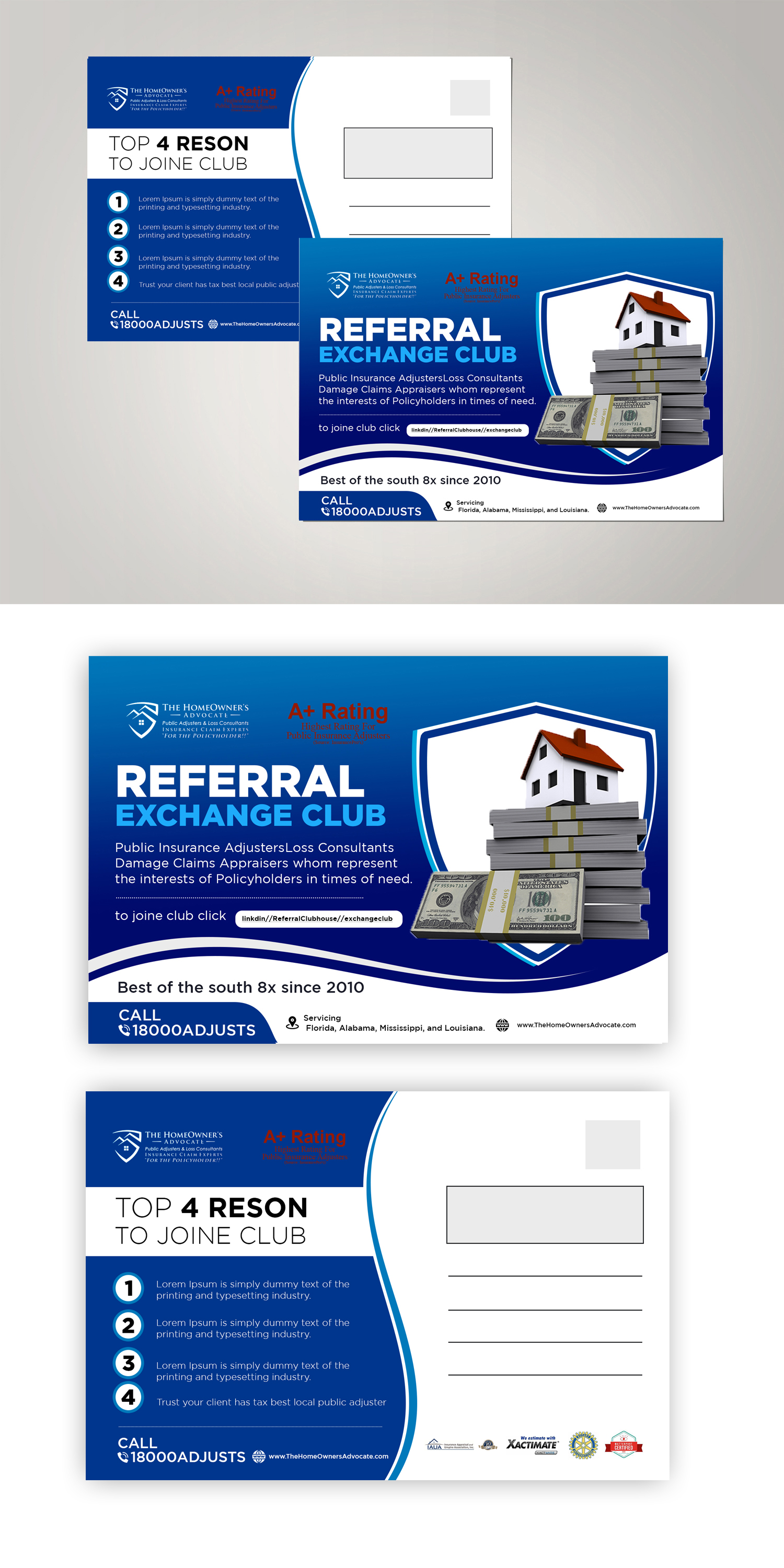 Postcard Design by debdesign for The HomeOwner's Advocate | Design #27995662