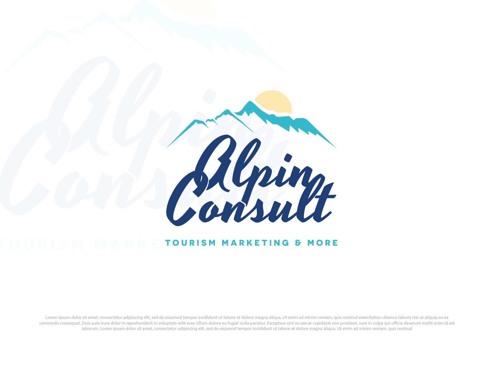 Logo Design by JTdsign for Alpin Consult | Design #27966954