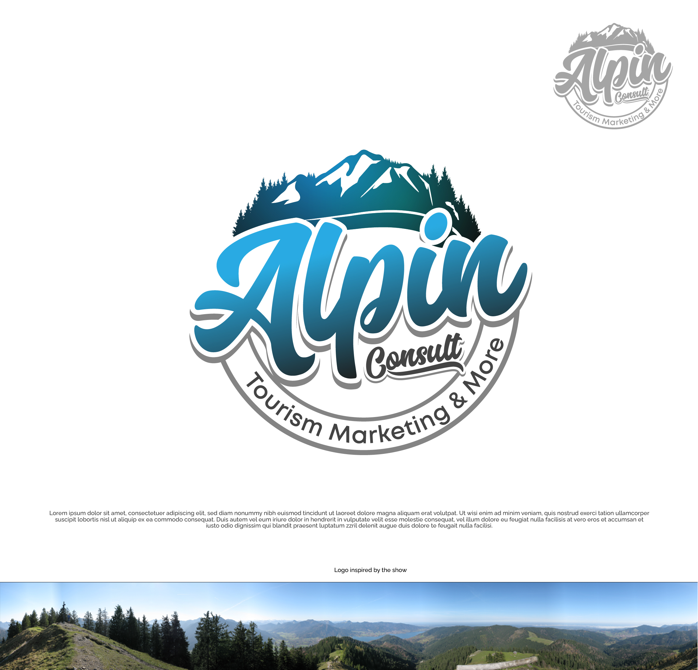 Logo Design by YERR® for Alpin Consult | Design #27972882
