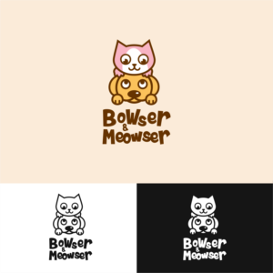 Bowser & Meowser | Logo Design by ThiagoB