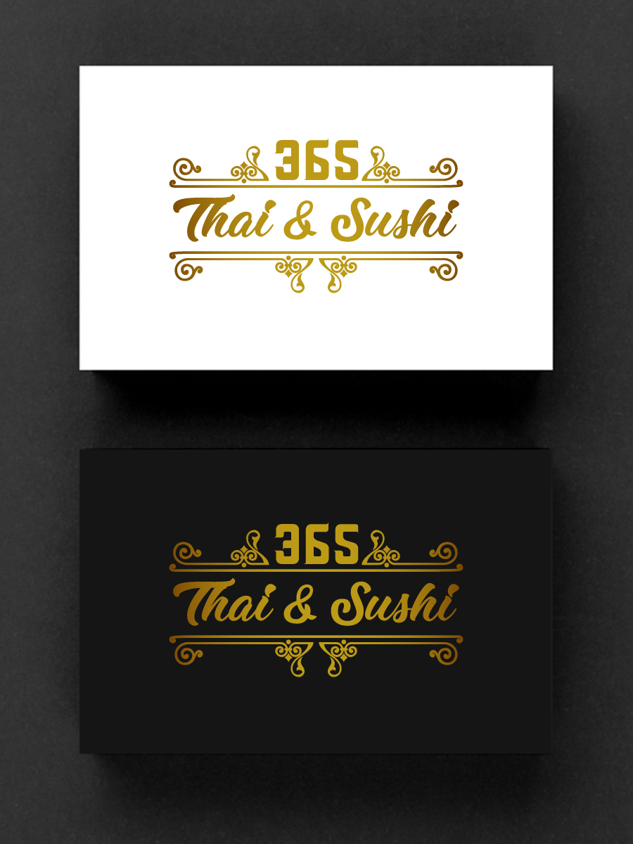 Logo Design by Rueell Artss for Baitong Thai & Sushi bar | Design #27951217