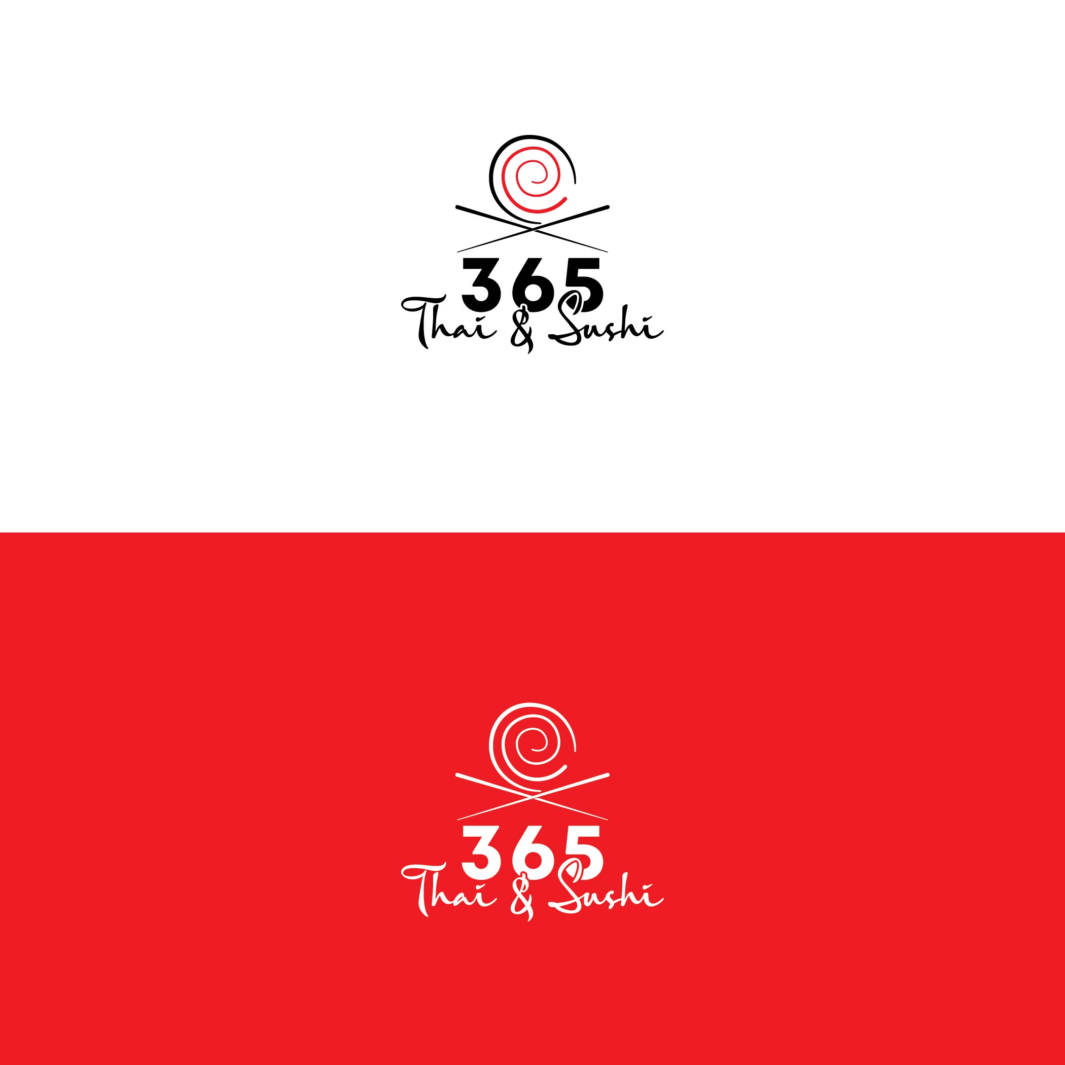 Logo Design by ILLUSTRATOR PRO for Baitong Thai & Sushi bar | Design #27948010